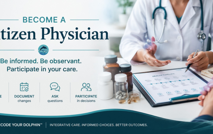 Patient reviewing medications and health information to improve medication safety and participate actively in healthcare decisions