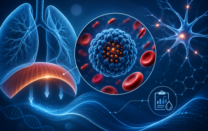 Low ferritin and fatigue illustration showing iron stores and low energy reserve